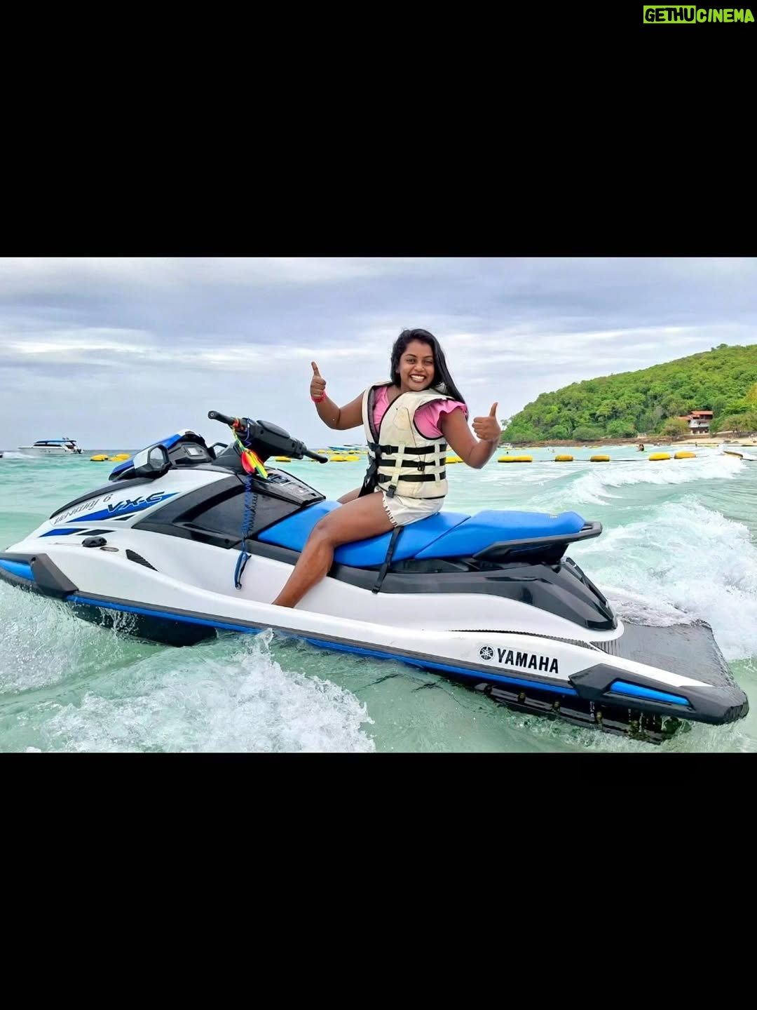 Keerthana Ravindran - 11.8K Likes - Glimpses of the best day in Pattaya 🏝️ Thailand 🇹🇭

The tour began at 8:30 AM and ended by 4:30
PM

Inclusions: Day trip to Hard Tien Beach,tour guide,Return shared hotel transfers from Pattaya,Speed boat transfers,Lunch,Clear kayak,Stand-up paddle board

Complimentary drone photos & video,3-min jet ski ride, 3-min banana boat ride, 1 round of parachute, Life vest,Towel,Drinking water and Insurance

- ��Cost: 3.9K - 5.2K per person

- ��I booked it via @headout and it was worth every penny. If you're visiting Thailand, I highly recommend doing this Koh Larn island Day tour with Headout!

[Pattaya photo shoot, Thailand travel, poses for beach , coral island tour, koh larn island, pattaya, thailand ]

#headoutforcreators #travellady #thailand