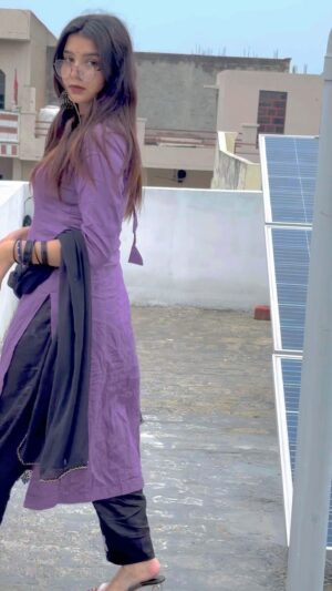 Khushbu Kundu Instagram - Suit from @poorav_collection