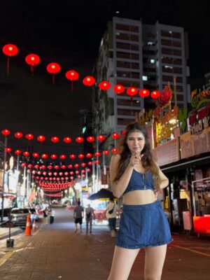Khushi Baliyan Instagram - “Just me, my energy, and the night full of lights!🧚🏻♀️✨🧿