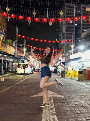 Khushi Baliyan Instagram - “Just me, my energy, and the night full of lights!🧚🏻♀️✨🧿
