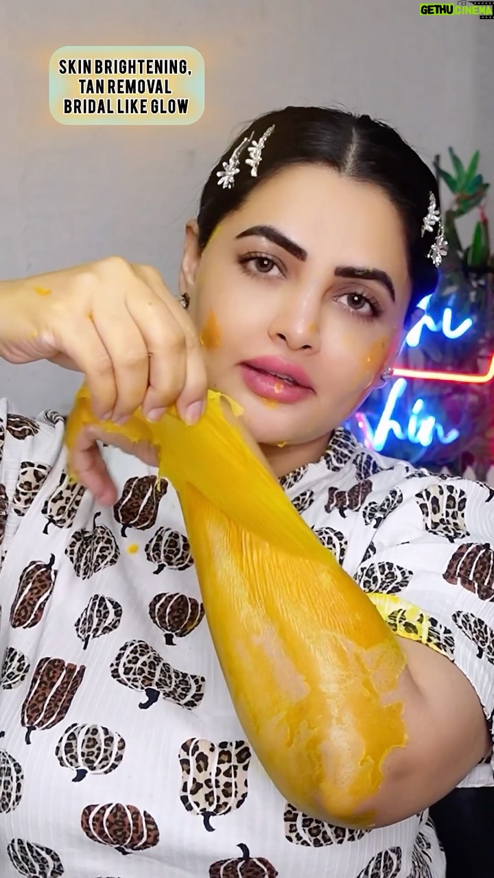 Khushi Gadhvi - 18.8K Likes - Want Bridal like glow ? Try this home remedy❤️ also read caption on video 🫶
Please check some facts and details below ⬇️
➡️10 turmeric skin benefits ⬇️
Helps brighten dark spots. Dark spots and dark under-eye circles are very normal but can be difficult to get rid of. ...
Helps heal skin wounds. ...
Helps with some skin conditions. ...
Helps reduce blemishes. ...
Helps fade skin scars. ...
Brings out the glow. ...
Anti-aging properties. ..
➡️Top 8 Benefits Of Saffron For Skin ⬇️
Anti-Ageing. ...
Sun Damage Protection. ...
Skin Moisturizing. ...
Pigmentation Treatment. ...
Skin Brightening. ...
Improving Skin Texture. ...
Skin Inflammation Treatment. ...
Reducing Under-Eye Dark Circles.
➡️Aloe vera gel ⬇️
Using aloe vera for the face helps reduce inflammation and redness caused due to dryness and speeds up collagen production to help you look younger.
➡️Orange peel off mask benifits ⬇️
Orange peels contain citric acid that helps lighten and brighten the skin organically. Regular use of orange peel powder can help remove tan and give your skin a youthful radiance. Also, the bleaching effect of the powder will help reduce any pigmentation, dark spots or scars caused due to skin infections.
➡️Keep these things in mind for Face mask 
➡️ facts and how to use it ? How many times you should use ? 
✔️Everyone has a different type of skin and reacts differently
Any kind of face mask you should only use it once a week maximum twice a week.
.
Some face mask have higher exfoliation properties. That is why twice a week any mask.
.
Once you wash your face, you should apply moisturiser which does not have too many actives -Preferred to use basic moisturisers like Nivea ponds etc basic moisture creams .
.
Skincare needs. Lots of dedication and you never get the result unless you take care of your skin really well .
not only from outside ,but also inside by eating good food which does not have inflammation or less inflammatory 
.
Very sensitive skin should avoid products with fragrance.and use very mild exfoliating products once in 15 days or months depending on skin condition 
.
#khushigadhvi #Gadhvi #skincare #mask #orangepeel #peeloffmask #bridal #glowmask #bridalglowmask