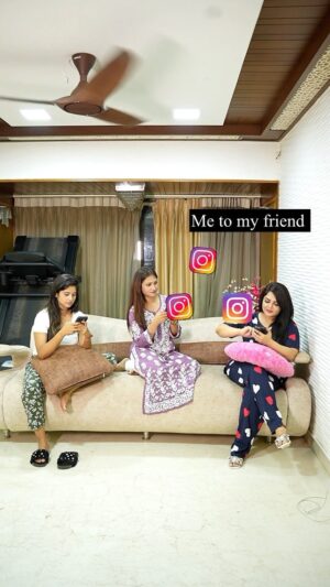 Khushi Gadhvi Instagram - Daily Routine😂…yours is Relatable?
.
#funny #relatable #femalefriendship #friends #yaari #yaarian #yaariyan #dosti #dosti #khushigadhvi