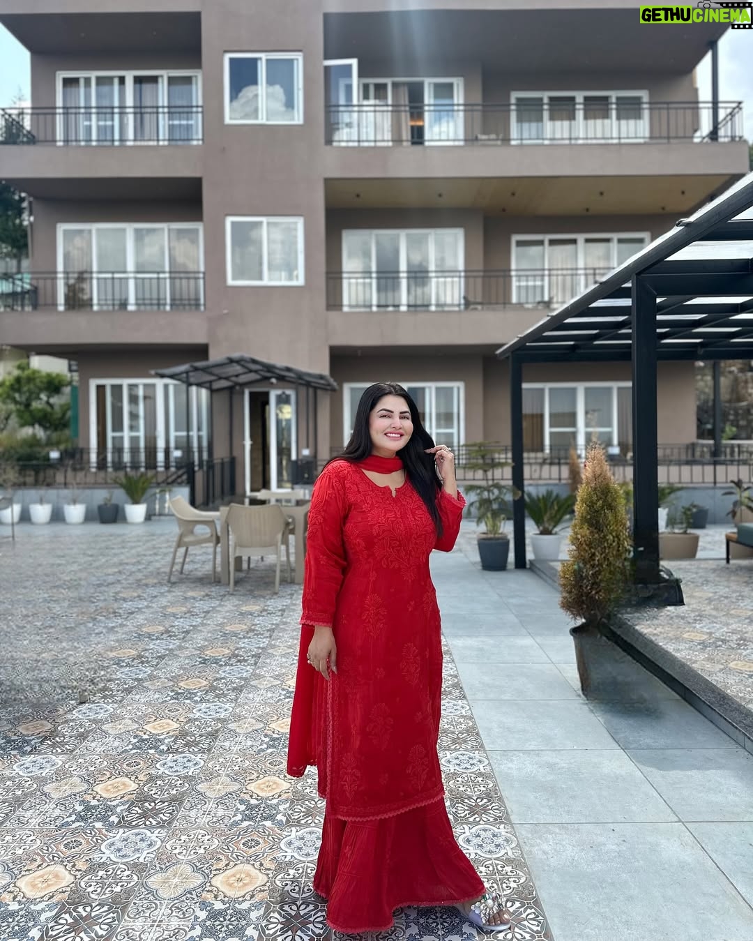 Khushi Gadhvi - 19.2K Likes - Classy, bossy and fabulous, she’s not just beautiful. She’s  a masterpiece👸🏻a woman who knows her worth ❤️🧿
.
.
Beautiful property near Nainital, Mukteshwar hills A brand-new property, beautifully made from inside with all the facilities … like indoor games,food by the hill view…bonfire knights with barbeque …, and much more what I mean is everything under one roof for a family trip, bachelor trip or trip with friends, you can go out there with the whole gang or just a couple whatever suits you …and not to forget excellent weather what a chill feel …must try this place 👩‍❤️‍👩10 out of 10 i highly recommended for a group trip @uptownkingdom thank you for having us we loved every bit of it ❤️🍾🍻
@newcreek.pr