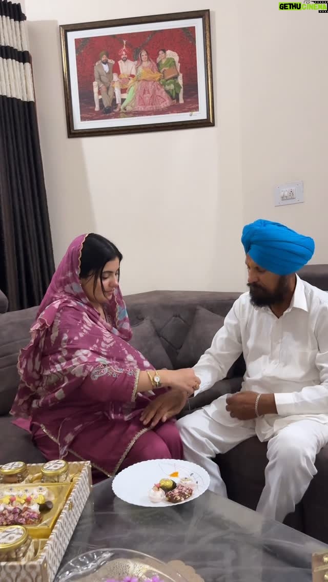 Kirat Randhawa - 62.4K Likes - Sachi Sariyan Ziddan Pugaiyan tuc meriyan🥹 I love you so much Papa Waheguru ji thonu lambi umraan den♥️🙏🏼