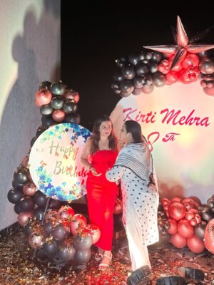 Kirti Mehra Instagram - Grateful for the love, the laughter, and the people who truly know my heart. Thank you for reminding me what really matters❤️and this time SPECIAL THANKS TO MY KIRTIANS🧿I may never be able to return the love you guys have given me, but please know, I feel it deeply, and I’ll carry it always. I LOVE YOU GUYS A LOT❤️🥹 #kirtimehra
Decoration - @arora_event_decoration