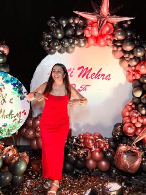 Kirti Mehra Instagram - Grateful for the love, the laughter, and the people who truly know my heart. Thank you for reminding me what really matters❤️and this time SPECIAL THANKS TO MY KIRTIANS🧿I may never be able to return the love you guys have given me, but please know, I feel it deeply, and I’ll carry it always. I LOVE YOU GUYS A LOT❤️🥹 #kirtimehra
Decoration - @arora_event_decoration