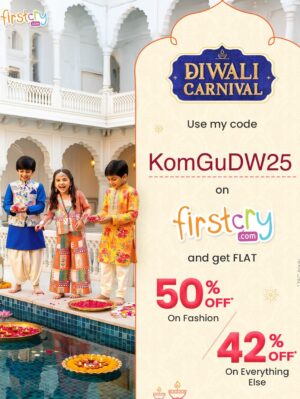 Komal Gugnani Instagram - #Collaboration with @FirstcryIndia
🪔”Diwali is a time for new beginnings and endless possibilities . ♥️Let this Diwali mark the beginning of new chapters of growth, love, and success in your life🕯️
 FirstCry is always my first choice for INAYA🌸 As  it offers both elegance and comfort so she can celebrate with ease.😍
So, why wait go and shop on FIRSTCRY. Use my code ( KomGuDW25 ) and get 50% off on fashion and 42% off on everything else.

#firstcrywalidiwali25 #firstcrywalidiwali #firstcryindia #firstcry #FussNowAtFirstcry #firstcryfashion #kidsfashion @firstcryindia