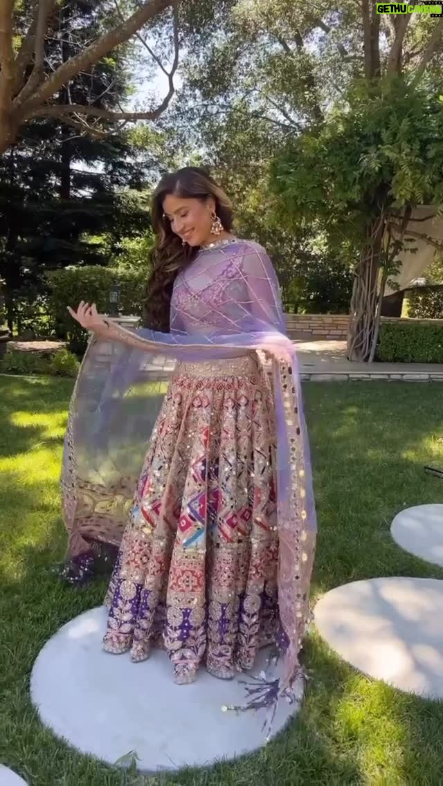 Komal Sodhi - 1.3K Likes - This Lehenga .. Colors have my ❤️Watch till the end 😍… 
Which is your most Fav color in this !#viral #like #lehenga #wedding #sangeet #share