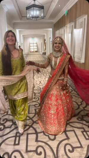 Komal Sodhi Instagram - My gorgeous Bride … 
Amazing celebrations .. … ❤️
Bride  wearing @manishmalhotra05 @manishmalhotraworld