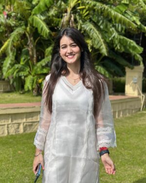Krati Saini Instagram - A symphony of white.🤍✨
.
.
Wearing: @aachho