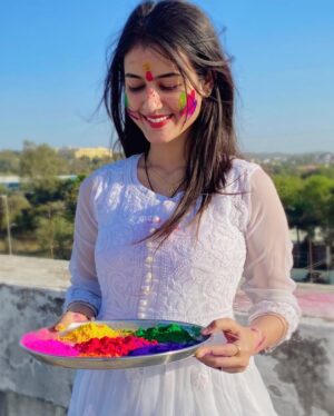 Krati Saini Instagram - Holi 2022❤️✨
.
.
.
.
.
.
.
.
.
.
.
.
#holi #holifestival #holi2022 #swipeleft #festival #festivevibes #white #colours #love #peace #explorepage #explore #foryou #foryoupage #kratisaini #bhopal #bhfyp
