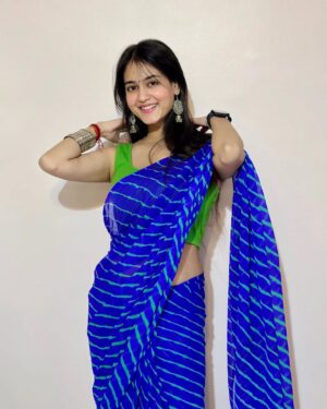Krati Saini Instagram - Ready in my saree💙 Now all I need is a wedding invite!
#SareeSwag
Saree : s-303255082
Earring : s-92817164
Metal Bangles : s-181990328
#collab
TnC apply
#meesho #meeshoapp #weddingseason #sareelove