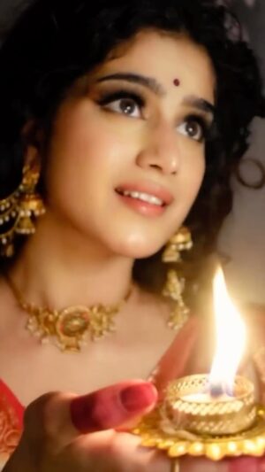 Laakshi Pathak Instagram - Diwali Recreation: Paro 
.
#festive #devdas #Paro #selfshotvideo