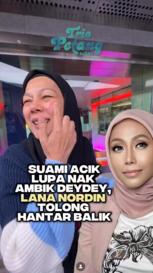 Lana Nodin Instagram - Boleh pulak lupa nak ambik anak ye Abang Ijoy 😂 Tak pasal-pasal @lananodinmckienzie call Acik @shieraijoy time on-air. Ada-ada jelah 🤣
#TrioPetangSINAR #SINARMuzikRetroTerbaik