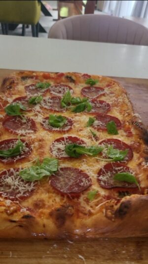Lana Nodin Instagram - MMDG&W ❤️ Homemade Sicilian Pizza ready soon for order... #homemade #beefpepperoni #pizza #authenticsauce