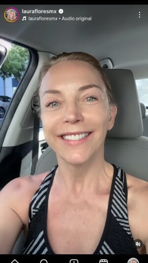 Laura Flores Instagram - Hola!! Feliz Martes, #yoga siempre es un elixir, mente y cuerpo sanos, renovar conectar y abrir los ojos a las cosas bellas que Dios tiene para ofrecernos #fyp #parati #foryou #reels