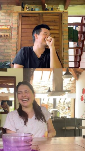Laura Rodriguez Instagram - Confirma si así son!!! Etiqueta  tu egoísta….Cuando crees que te estas comiendo el último pandeyuca, pero no sabes que una mujer precavida siempre esconde unos cuantos…. 

#humor #pareja #humorenpareja