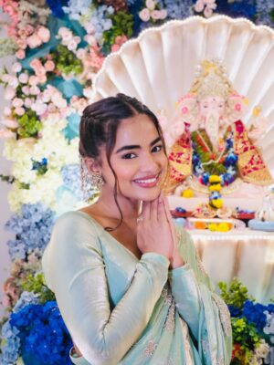 Leisha Patidar Instagram - Forever grateful & blessed…
no words can thank Bappa enough🙏🏼🥹💖
#2025
#ganpati