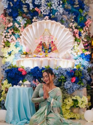 Leisha Patidar Instagram - Forever grateful & blessed…
no words can thank Bappa enough🙏🏼🥹💖
#2025
#ganpati