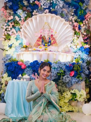 Leisha Patidar Instagram - Forever grateful & blessed…
no words can thank Bappa enough🙏🏼🥹💖
#2025
#ganpati