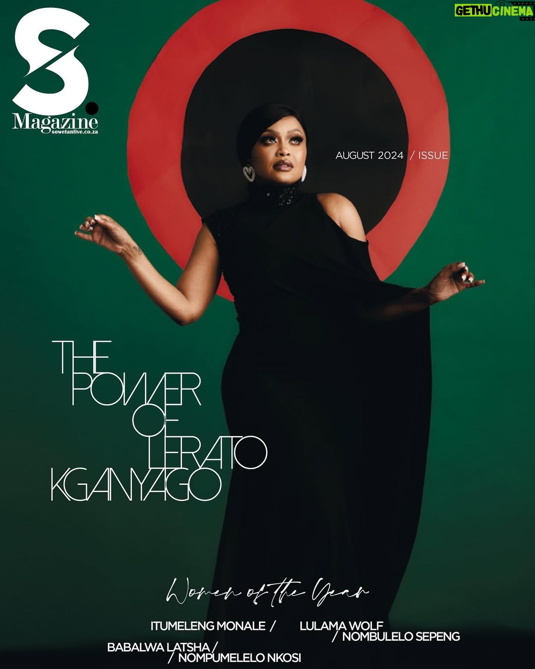 Lerato Kganyago - 1.8K Likes - Introducing SMag’s third annual Women of the Year issue, which honour SA’s most powerful and influential women shaping our world.

The six great women handpicked to anchor this edition are TV and radio personality Lerato Kganyago (entertainment), JSE chief operating officer Itumeleng Monale (business), multidisciplinary artist Lulama Wolf (fashion & art), associate professor at University of Pretoria Nombulelo Sepeng (health & education), former Springbok Women's captain Babalwa Latsha (sports) and food content creator Nompumelelo Nkosi (digital content creation). Through their wisdom, passion, drive and being their authentic selves, they inspire us.

The first of three covers stars Kganyago as our Woman of the Year in Entertainment, in celebration with Chateau Del Rei. Greatness can’t be rushed and dreams come with no expiration date, of this Kganyago is living proof. Now in her 40s, the radio and TV personality has hit her career strides. 

Publication: @sowetan.s.mag 
Editor-in-chief: @emmanueltjiya 
Photographer: @stevetanchel
Videographer: @raymnzn for @thevisuspace 
Stylist and production: @yoliswamyaluza 
Fashion Director: @bettybecker 
Hair: @saadique
Makeup: @clarabanx
Creative Director: @anna.lineveldt
Content producers: @masegoseemela_ & @nnombusokumalo
Layout designers: @sim_mbana & @patience_tshabalala 
Photographer’s assistant: @lethabomachele
Fashion assistant: @lisoceza
Lighting: @glowphotofilm 
Local designer: @errefashion 
Talent: @leratokganyago 

The issue is out on Friday, August 02. Available for free inside when you purchase the Sowetan newspaper on that day.