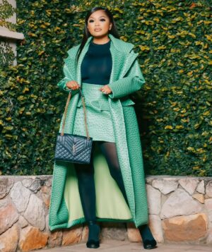 Lerato Kganyago Instagram - Warm Nights 💚
📸 @urbankreativesa