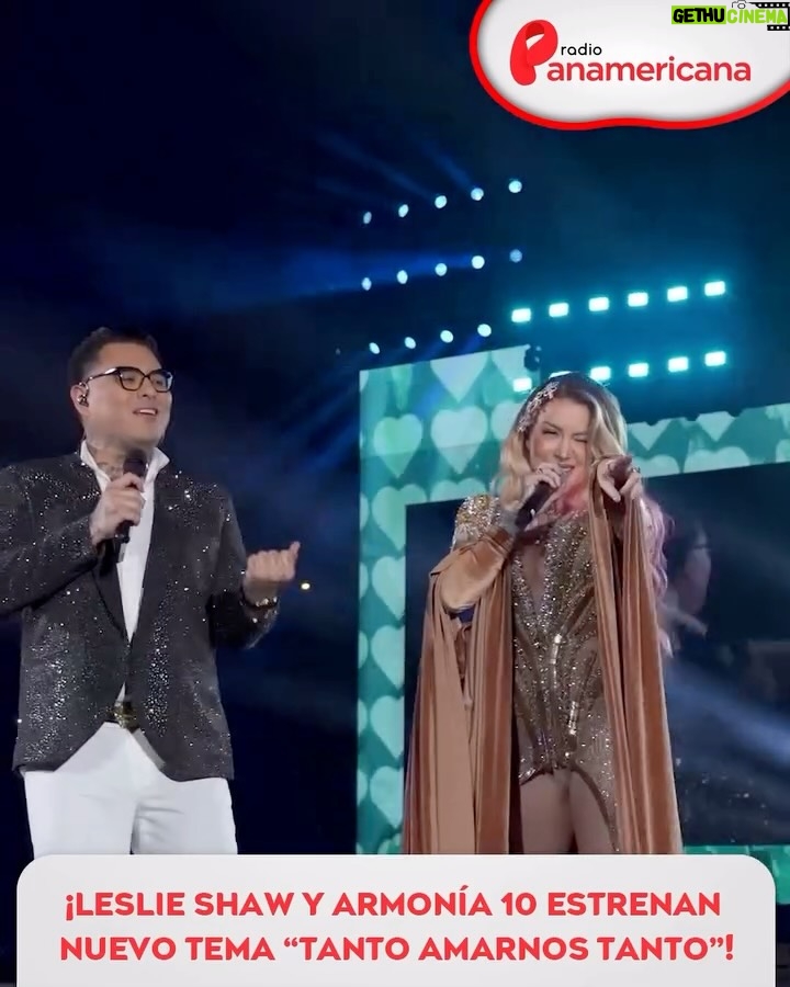 Leslie Shaw - 14.2K Likes - 🎤 Leslie Shaw y Armonía 10 estrenaron “Tanto Amarnos Tanto” a lo grande en el Aniversario 53 de la agrupación 💔🔥 ¡San Marcos vibró con este temón! 🎉💃

#LeslieShaw #Armonia10 #TantoAmarnosTanto #Aniversario53 #SanMarcos #CumbiaPeruana #EstrenoMusical