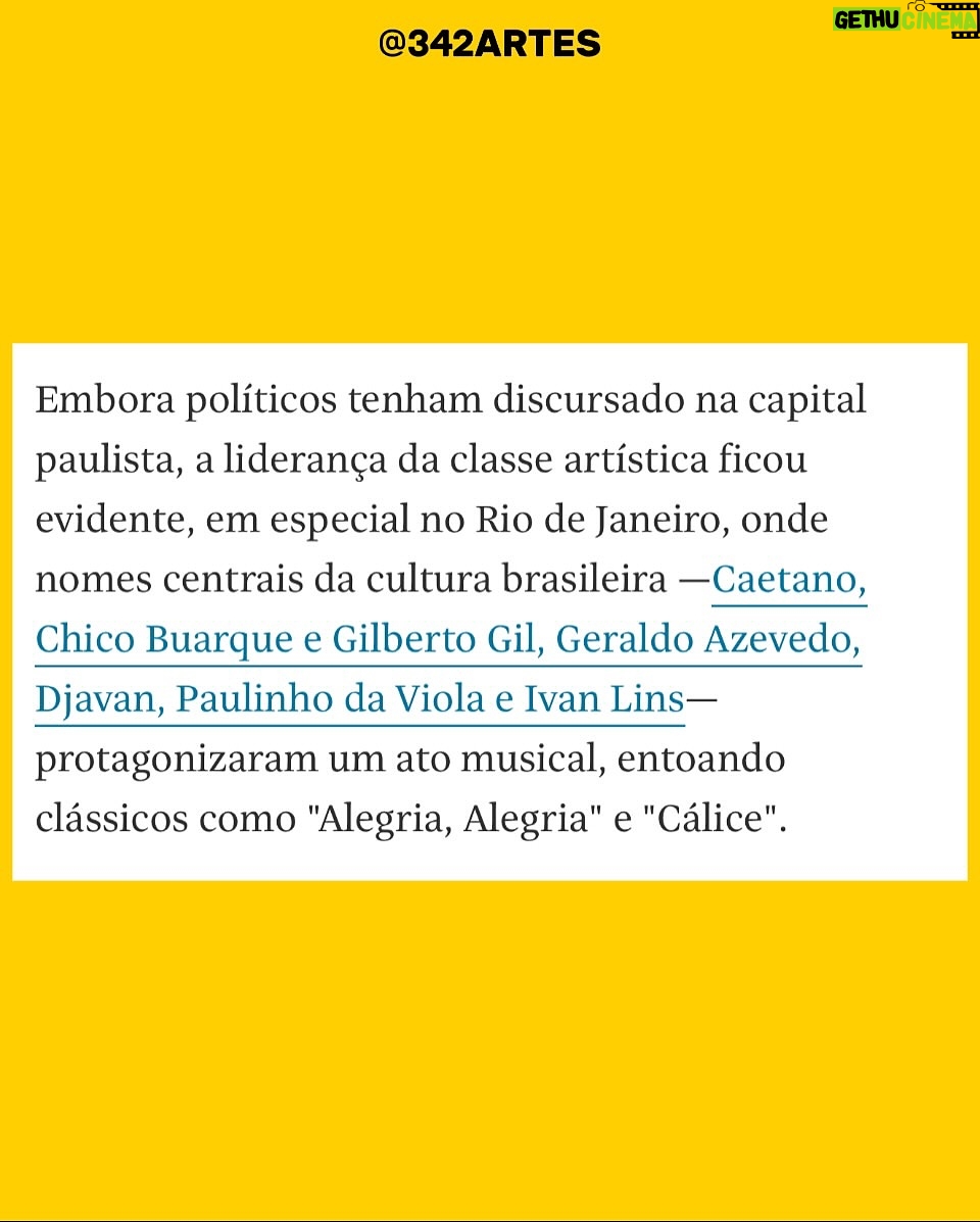 Letícia Sabatella - 4.4K Likes - Eu cantava essa música , antes de conhecê-la pessoalmente. Tá tudo ali na letra. Guerreiro é! Bravíssima Regente dessa Festa Democrática! Obrigada, @paulalavigne , incansável! Obrigada a todos que participaram!  Desde o primeiro encontro na sua casa, quando vc chamou opositores a se unirem pela Democracia, a sua ansiedade transformada em muita atitude , coragem, fé que contagiava e alimentava a esperança. Uma Força Fundamental, que trouxe muita gente pro rumo certo. Obrigada @paulalavigne e @caetanoveloso @342artes @midianinja todos que estão segurando as mãos .