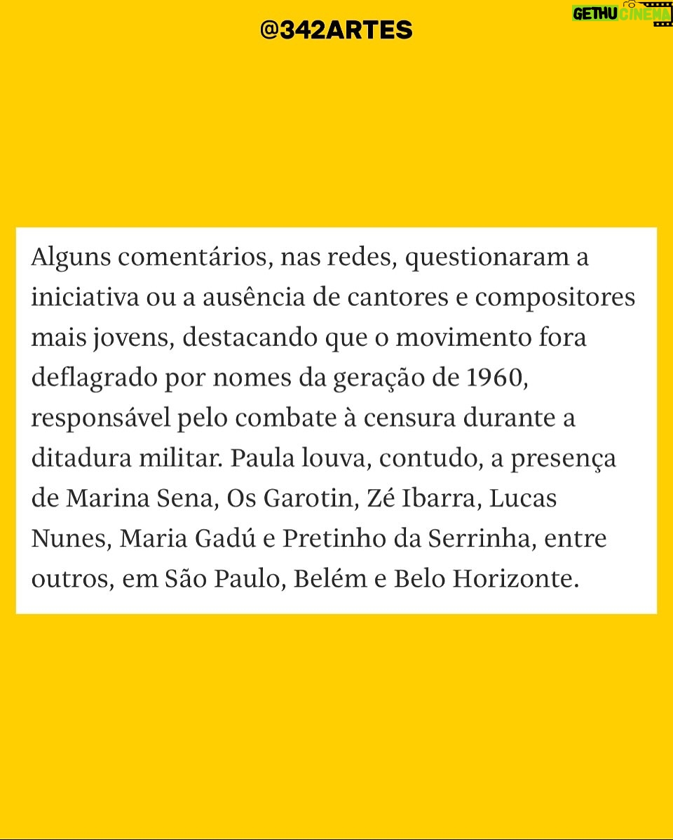 Letícia Sabatella - 4.4K Likes - Eu cantava essa música , antes de conhecê-la pessoalmente. Tá tudo ali na letra. Guerreiro é! Bravíssima Regente dessa Festa Democrática! Obrigada, @paulalavigne , incansável! Obrigada a todos que participaram!  Desde o primeiro encontro na sua casa, quando vc chamou opositores a se unirem pela Democracia, a sua ansiedade transformada em muita atitude , coragem, fé que contagiava e alimentava a esperança. Uma Força Fundamental, que trouxe muita gente pro rumo certo. Obrigada @paulalavigne e @caetanoveloso @342artes @midianinja todos que estão segurando as mãos .