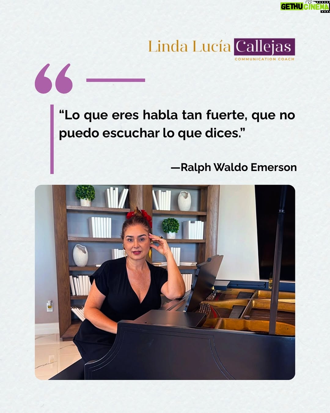 Linda Lucía Callejas - 117 Likes - ✨ “Lo que eres habla tan fuerte, que no puedo escuchar lo que dices.” — Emerson

La comunicación no empieza en tus palabras, sino en tu esencia.
De nada sirve hablar de confianza si tu lenguaje corporal refleja miedo.
No basta con decir “te apoyo” si tus acciones dicen lo contrario.

Cuando lo que dices y lo que eres se alinean, tu mensaje se vuelve poderoso, auténtico y memorable. 🌟

👉 Hoy pregúntate:
¿Lo que dices está en armonía con lo que eres?

#ComunicaciónEfectiva #ComunicaciónAsertiva #EscuchaActiva #ConexiónHumana #InteligenciaEmocional #HabilidadesBlandas #RelacionesSanas #LindaCallejas #Autenticidad #CrecimientoPersonal