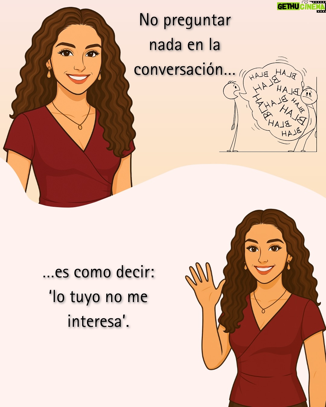 Linda Lucía Callejas - 69 Likes - ✨ El telón se abre… y aparece ella ✨
Hoy quiero presentarte a mi nuevo avatar 🎭, que llega para acompañarnos en este viaje de aprender a comunicar mejor.

Porque comunicar no es hablar más: es escuchar, mirar y conectar. 💬🤝
En este carrusel descubrirás algunos errores de comunicación que quizá cometes sin darte cuenta… y cómo evitarlos para ser más auténtico y cercano.

👉 Desliza para descubrirlos y dime:
¿Cuál de estos errores reconociste en ti?

#ComunicaciónEfectiva #ComunicaciónAsertiva #EscuchaActiva #ConexiónHumana #InteligenciaEmocional #HabilidadesBlandas #RelacionesSanas #LindaCallejas