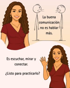 Linda Lucía Callejas Instagram - ✨ El telón se abre… y aparece ella ✨
Hoy quiero presentarte a mi nuevo avatar 🎭, que llega para acompañarnos en este viaje de aprender a comunicar mejor.
Porque comunicar no es hablar más: es escuchar, mirar y conectar. 💬🤝
En este carrusel descubrirás algunos errores de comunicación que quizá cometes sin darte cuenta… y cómo evitarlos para ser más auténtico y cercano.
👉 Desliza para descubrirlos y dime:
¿Cuál de estos errores reconociste en ti?
#ComunicaciónEfectiva #ComunicaciónAsertiva #EscuchaActiva #ConexiónHumana #InteligenciaEmocional #HabilidadesBlandas #RelacionesSanas #LindaCallejas