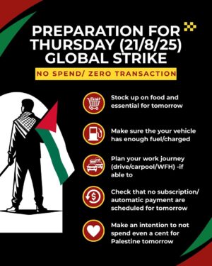 Lisa Surihani Instagram - We can do this Malaysia, show that we have the power to disrupt the economy controlled by the Zionist & their empire, that we would not stay silent while they are massacring innocent people
Ayuh, Malaysia! Tunjukkan kekuatan yang kita mampu menggegarkan ekonomi Zionis, yang kita tidak akan biarkan Gaza ditakluk & dijajah oleh mereka
