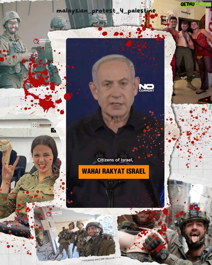 Lisa Surihani - 10.3K Likes - Ini adalah monolog yang cuba menggambarkan kekejaman Israhell yang diketuai oleh Perdana Menterinya Bibi Net*nyahu. Ini bukan kata-kata yang direka semata-mata tetapi adalah gambaran ideologi Zionisma yang supremasis & rasis berdasarkan perbuatannya ke atas Gaza.

Kita perlu bangkit & musnahkan ideologi jijik ini. Selagi mana negara haram Israhell masih wujud, dunia tidak akan selamat daripada kejahatannya.

Jom taip “FREE PALESTINE” beramai-ramai di comment section.