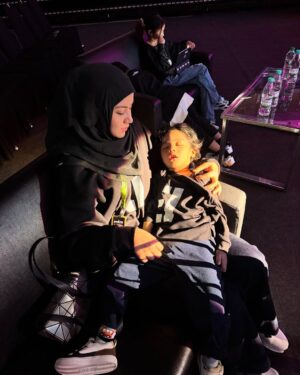 Lisa Surihani Instagram - Bismillah ! Making lots of prayers, Sayang Daddy. ربّي يوفقك May Allah swt grant you success 🤲🏻🤍