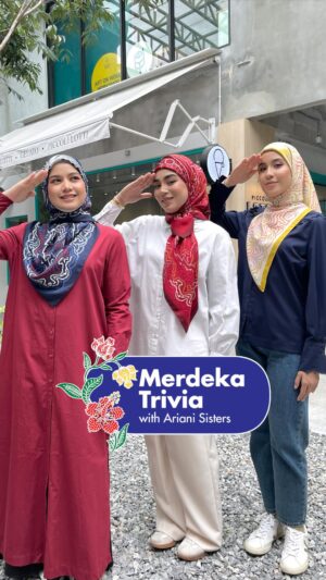 Lisa Surihani Instagram - Bulan Merdeka ni bukan saja tentang perarakan & kibaran Jalur Gemilang. Tapi juga tentang menghargai sejarah dan mengingati hari paling bermakna buat Malaysia 🇲🇾 Jom kita test Ariani Sisters dengan soalan trivia Merdeka!