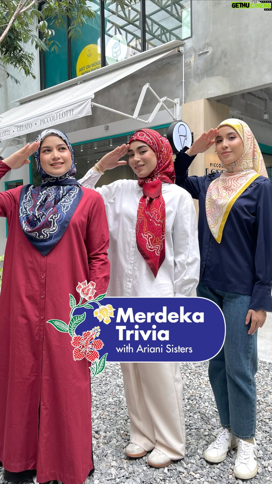 Lisa Surihani - 14.1K Likes - Bulan Merdeka ni bukan saja tentang perarakan & kibaran Jalur Gemilang. Tapi juga tentang menghargai sejarah dan mengingati hari paling bermakna buat Malaysia 🇲🇾 Jom kita test Ariani Sisters dengan soalan trivia Merdeka!
