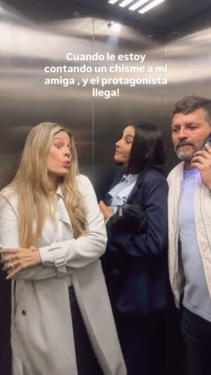 Lorna Cepeda Instagram - Cuando el chisme llega al ascensor! Jajajaja