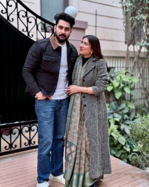 Lovely Sharma Instagram - Happy Valentine’s Day Patidev ❤️

No words can truly capture the depth of my love for you, but just know—it’s in every glance, every touch, and every heartbeat. Today and always, I choose you.

Tumhari Lovelyy ❤️