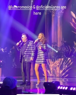 Lucero Instagram - Gracias publicazo hermoso por una noche mágica y alucinante en Las Vegas! Mijares y yo estamos muy agradecidos y emocionados por haber celebrado a México con ustedes, porque las cantaron todas, porque bailaron todo, corearon al mil con nuestro mariachi y se la pasaron espectacular! Nosotros nos vamos con el corazón lleno de amor y de aplausos! Son lo mejor! 😍🌟
Hasta la próxima y que viva México! 🇲🇽🎉🔥💖🙌🏼