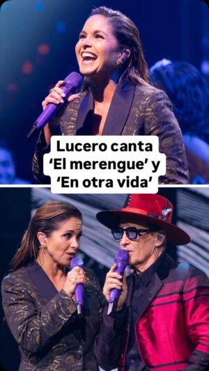Lucero Instagram - ¿Cuál de las dos interpretaciones de @luceromexico te gustó más? 😍 El sabor de ‘El merengue’ 💃o la melancolía de ‘En otra vida’ con @emmanueloficial🥹? 

@juegodevoces, domingos 7P/6C por Univision.

#JuegoDeVoces #JuegoDeVocesUS #Clippeo #Social