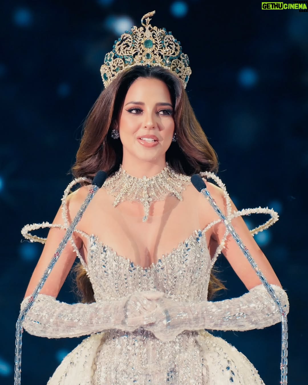 Luciana Fuster - 289.1K Likes - I'm filled with gratitude for all the messages I'm receiving. Thank you all for giving me so much love and supporting me 🥹

MGI was a before and after in my life, and I'm sure I left my mark in the organization as well.

I'll forever hold in my heart all the people I had the pleasure of meeting around the world and the knowledge each place taught me.

I hope you enjoyed my reign as much as I did and that my legacy will always be remembered.

I'm extremely happy to have visited 20 countries, becoming the most-traveled MGI queen, sharing amazing experiences, and, of course, showing the world what being a queen means to me.

This year taught me how strong and resilient I am through many changes in my life, and I finally understood that this is what life is about: growing and learning.

I want you to understand how important and powerful we are when we do what we love.

Forever and always,

Luciana Fuster, Miss Grand International 2023 👑🤍