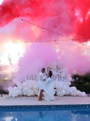 Luciana Fuster Instagram - Gender reveal de mi queen sissy 🩷🩷🥹🥹 @camilaescribenss
Qué alegría tan grande saber que viene una bebita en camino!! 🎀. Te deseo lo más lindo del mundo y mucho amor en esta nueva etapa 👶🏻. I’m sure @allenlazard and you’re going to do amazing ✨️
I’m so proud of you. Love you always 👑💞