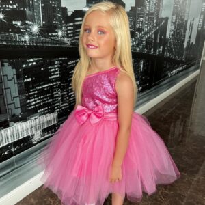 Luciana Salazar Instagram - Hoy mi princesa se disfrazo de Barbie para su increible cumpleaƱos. @magicdressoficial @glamis_taquitos