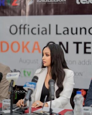 Mahder Assefa Instagram - “DOKA” on @teletvmovies 🎊🎊🎊 @topazion_picture @judy_judy_makeup @edibeauty_salon