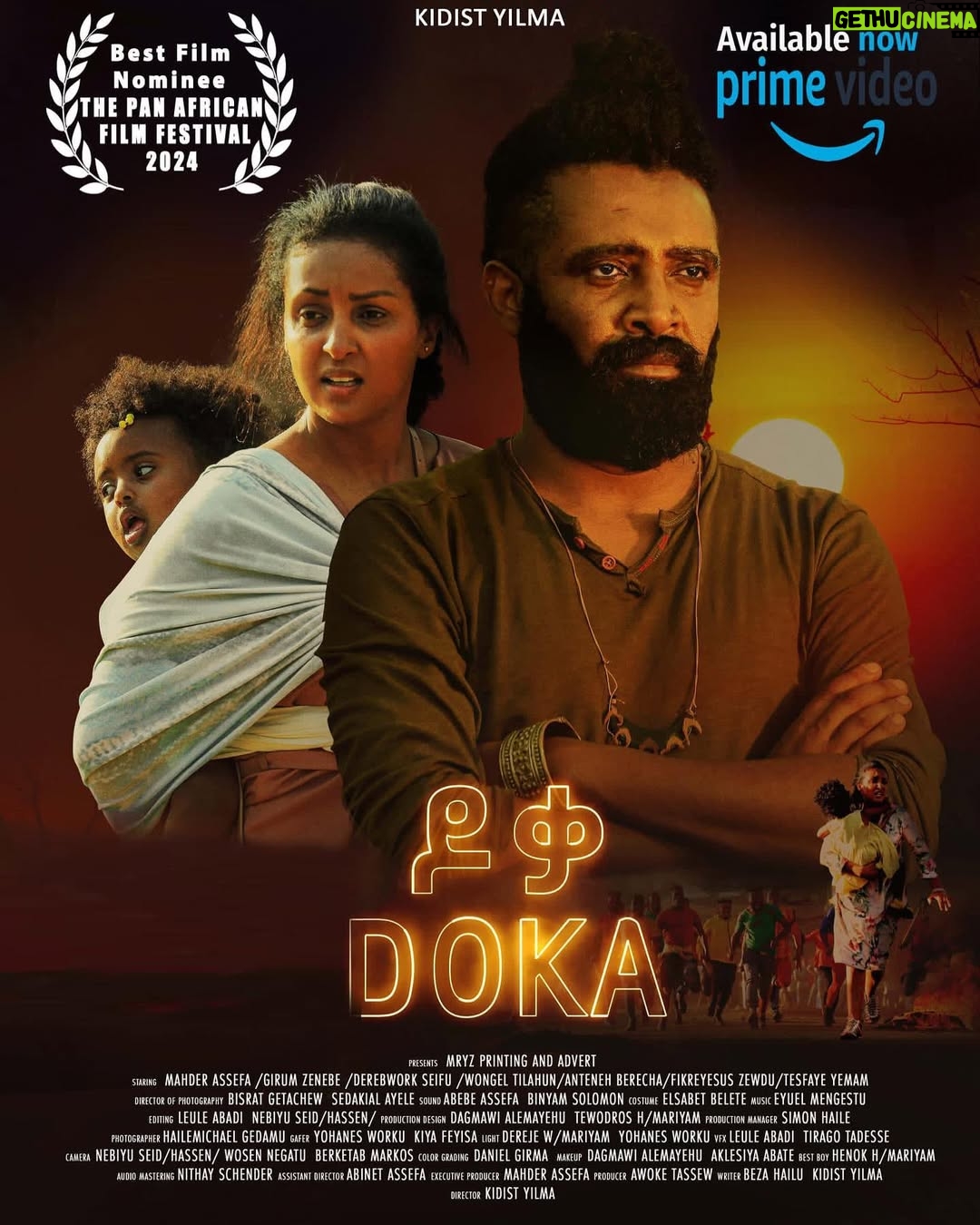 Mahder Assefa - 5.2K Likes - FINALLY!!! 🎉 I’m SO SO THRILLED TO ANNOUNCE #DOKA movie is NOW AVAILABLE ON PRIME VIDEO! 

WINNER of the “Audience Award” BEST FEATURE FILM at the Pan African Film Festival 2024 @PAFF. 

This is a MUST WATCH movie! 

I hope you will enjoy it 🎬🎬🎬🎬

Link to Prime Video below! 

@nnegestl @amazonprime @kidist.yilma.9843 @meme_de_one @primevideo @awoketassew 

#Doka # DokaMovie #primevideo #Ethiopia #ethiopian #ethiopiancinema #ethiopianmovies #mahderassefa #bestfilm #paff #africa #africanfilms #nnegestlikke #panafrican #panafricanfilmfestival #usa #canada #newreleases #prime #africanunity,  Link below👇🏾

https://www.amazon.com/gp/video/detail/B0D6ZXMR1C/ref=atv_dp_share_cu_r
