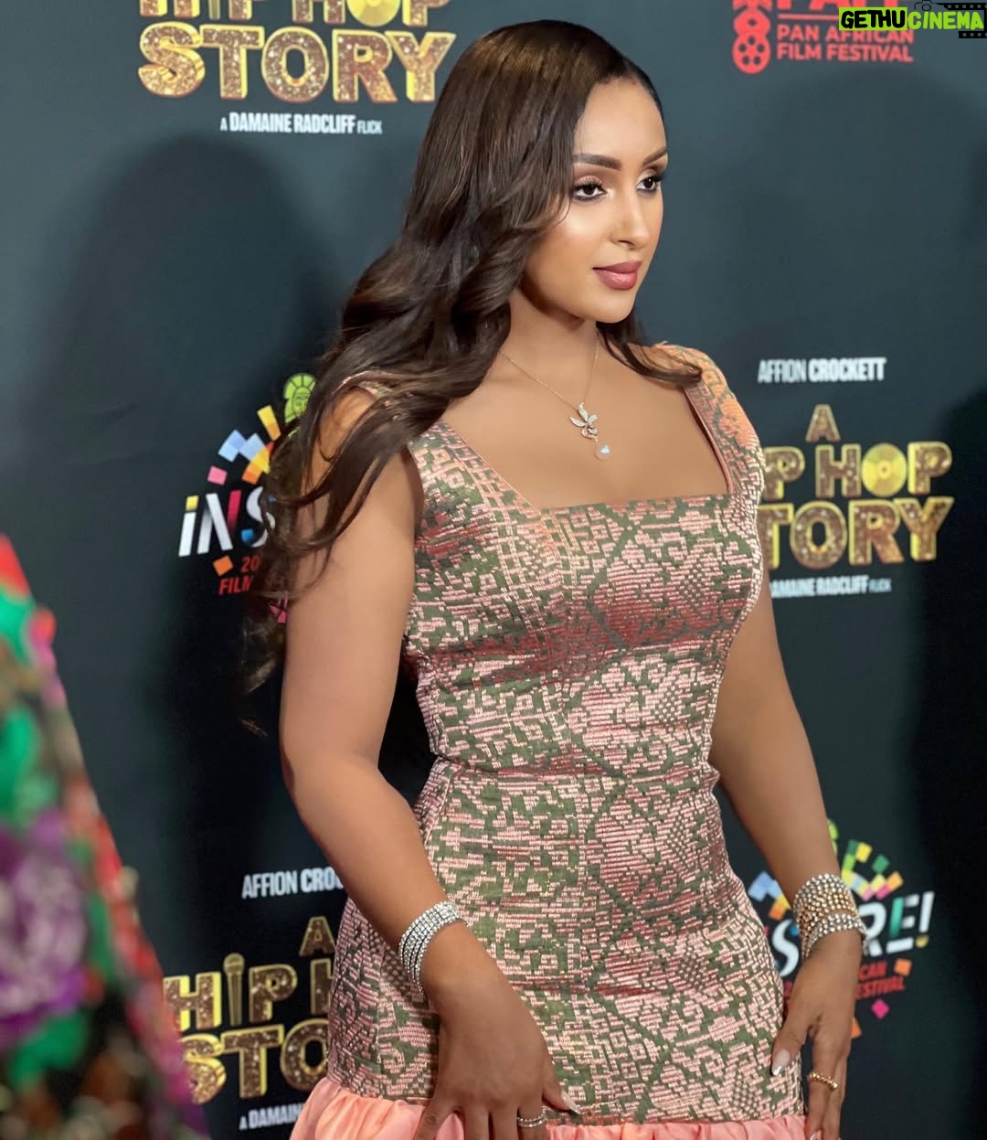 Mahder Assefa - 24K Likes - Am so honored to be nominated by the best feature film in @paffnow 
 Thank you my little sister for the beautiful dress 👗 @_be8ty
