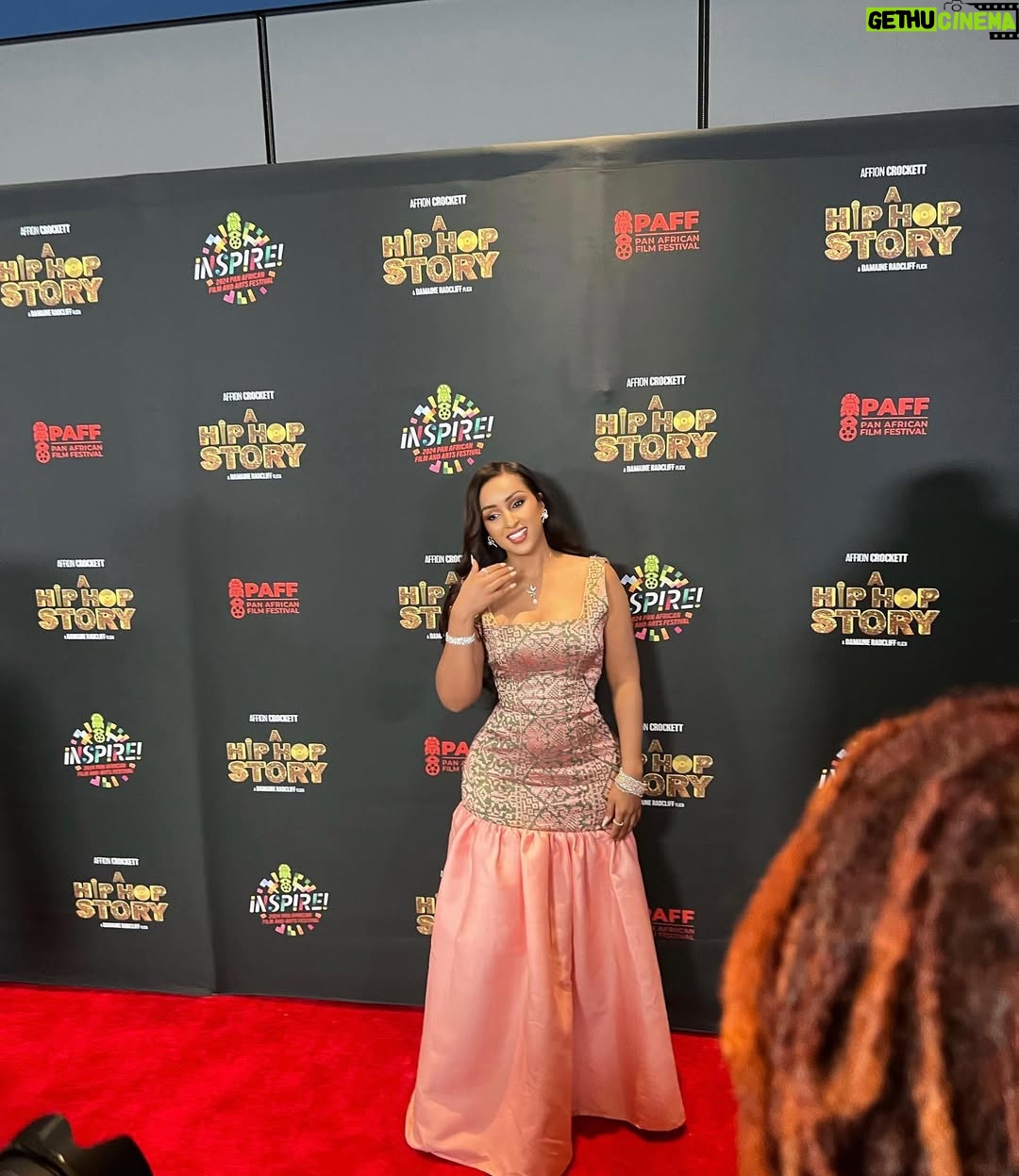 Mahder Assefa - 24K Likes - Am so honored to be nominated by the best feature film in @paffnow 
 Thank you my little sister for the beautiful dress 👗 @_be8ty
