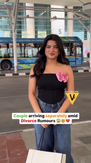 Mahima Seth Instagram - Atish and Priya Kapoor spotted at airport just after Divorce rumours 😨🤯😲💔
.
.
Priya Kapoor: @mahimaaseth 
Atish Kapoor: @kashishanand.9 
.
.
.
Car from: @carstreet_india 
.
.
.
#bollywood #mumbai #delhi #viralbhayani #hindimovies
Bollywood hindimovie couple mumbai delhi stars divorce rumours