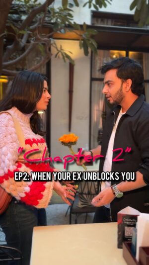 Mahima Seth Instagram - New Episode Out Watch Now ♥️
Ep2: When your Ex unblocks you
Wish things worked out ✨
.
Cast: 
Diksha Sharma: @mahimaaseth 
Aarush Aryan: @kashishanand.9 
.
Location Courtesy: @banterdelhi
Written by: @mahimaaseth & @kashishanand.9 
Shot & Edited by: @whodhruvvsharma 
.
.
Kashish’s Outfit from: @fearnomangear 
.
Relationship , couples , Friends, Best friends, Ex Girlfriend , Funny , Comedy 
.
.
.
.
.
.
.
.
.
.
#comedyreels #desifun #funnyvideos #bestfriends #couplegoals #bestfriendsforever #indianwedding #reelkarofeelkaro #couplegoals #relationshipgoals #girlsgirlsgirls